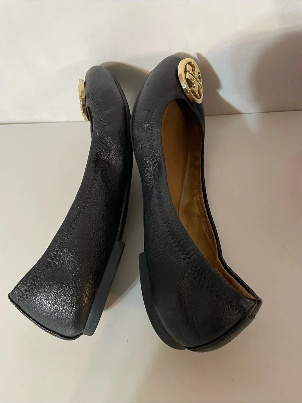 Tory Burch Benton Travel Ballet in Black